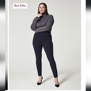SPANX The Perfect Pant Ankle Backstream Skinny Navy Size SP